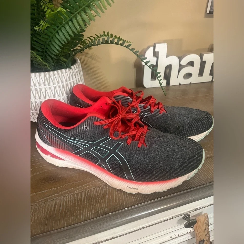 ASICS GT 2000 10 Men's Running Shoes Size 14 Metropolis/Electric Red